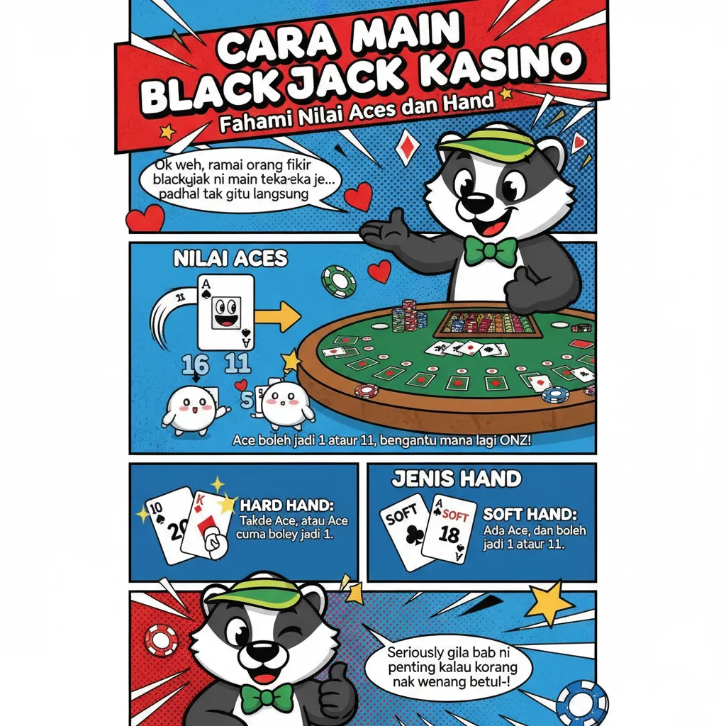 Cara Main Blackjack Kasino: Fahami Nilai Aces dan Hand