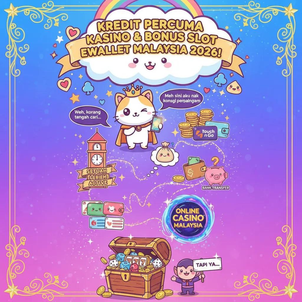 Kredit Percuma Kasino & Bonus Slot Ewallet Malaysia