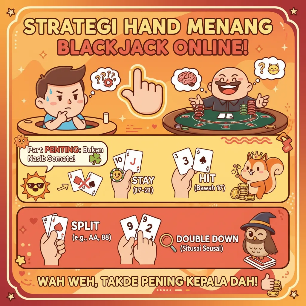 Strategi Hand untuk Menang Blackjack Online