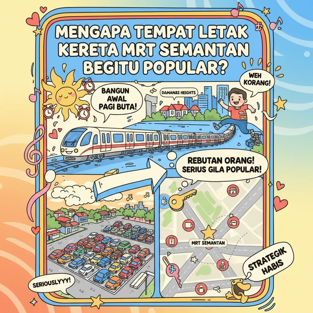 Mengapa Tempat Letak Kereta MRT Semantan Begitu Popular?