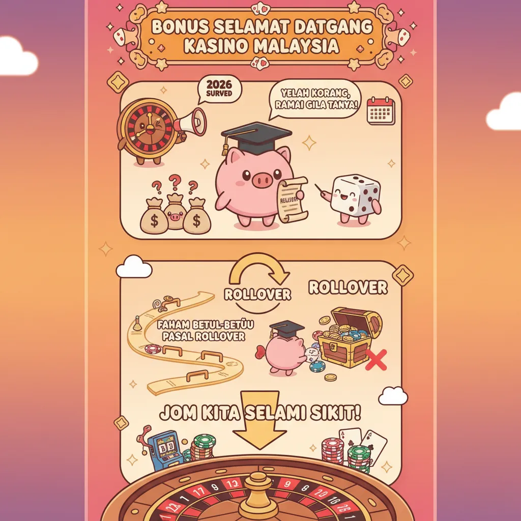 Panduan Bonus Selamat Datang Kasino Malaysia & Rollover
