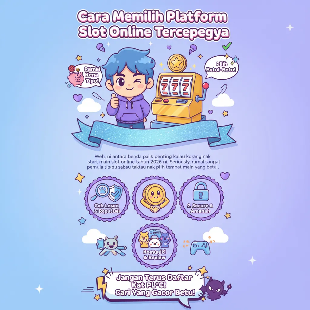 Cara Memilih Platform Slot Online Terpercaya