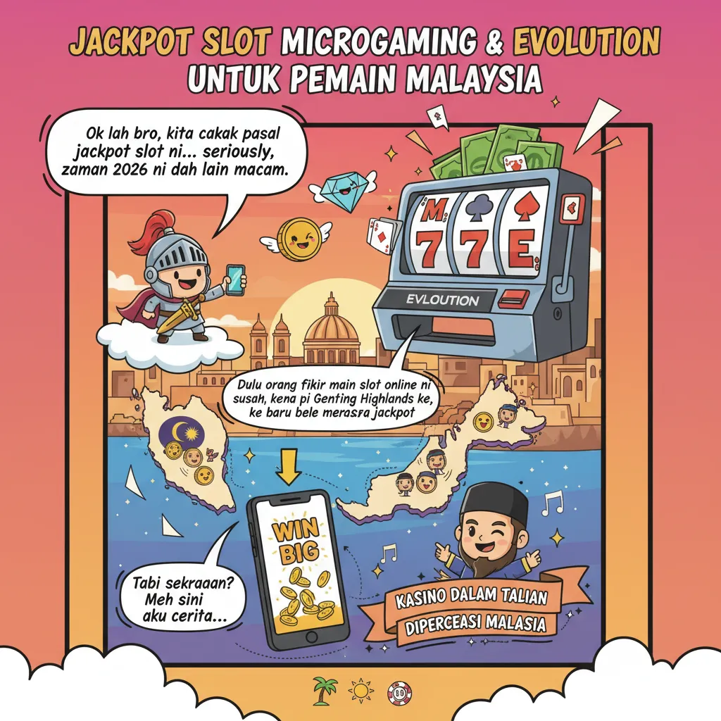 Jackpot Slot Microgaming & Evolution untuk Pemain Malaysia