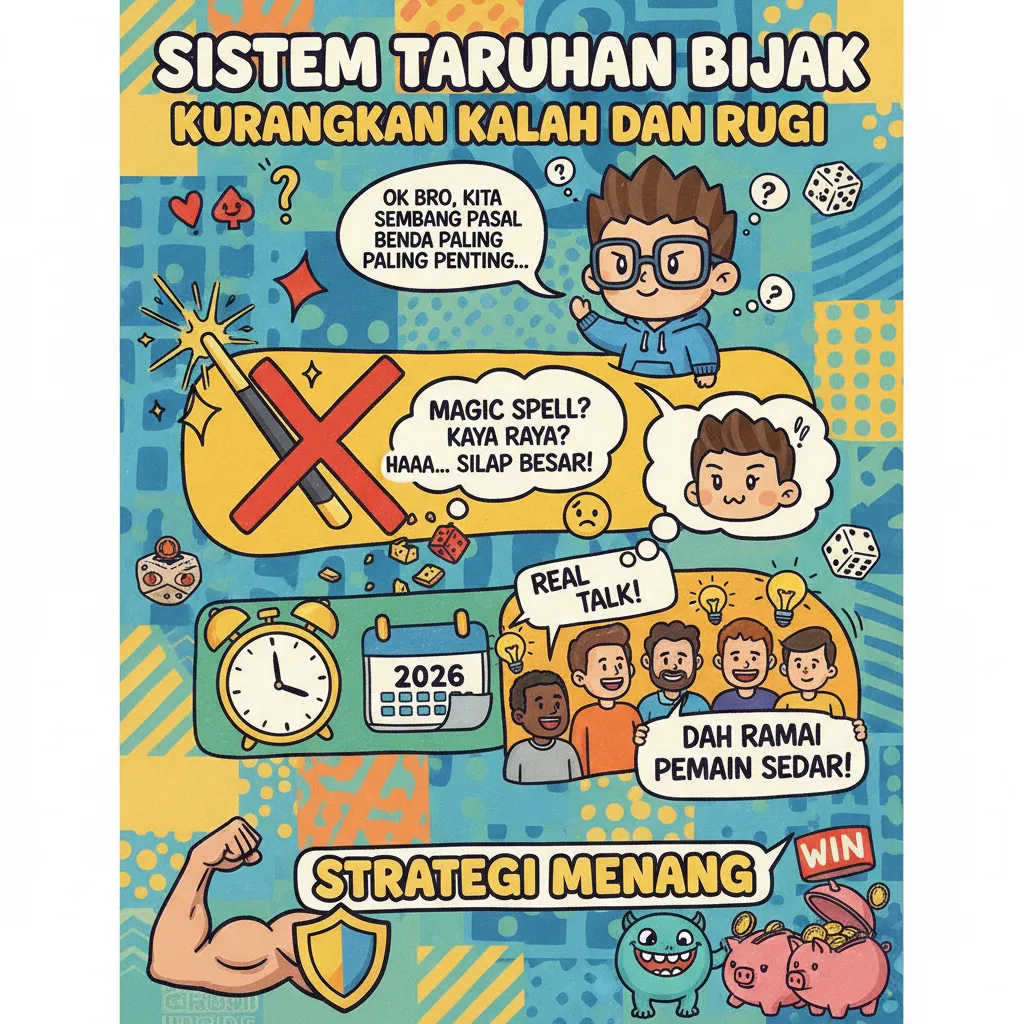 Sistem Taruhan Bijak Kurangkan Kalah dan Rugi