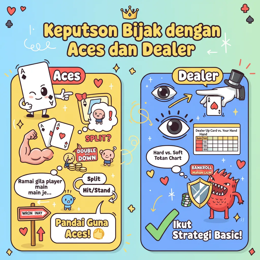Keputusan Bijak dengan Aces dan Dealer
