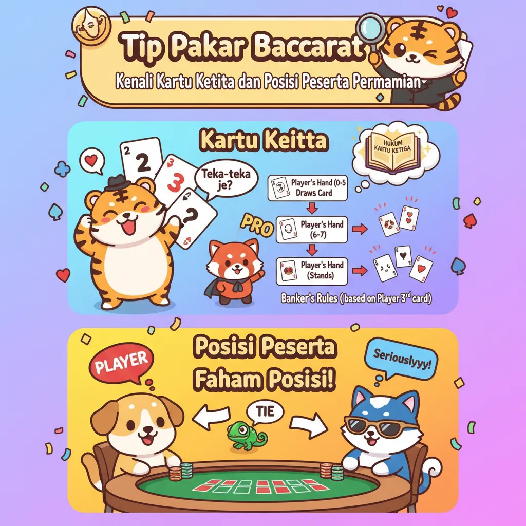 Tip Pakar Baccarat: Kenali Kartu Ketiga dan Posisi Peserta Permainan