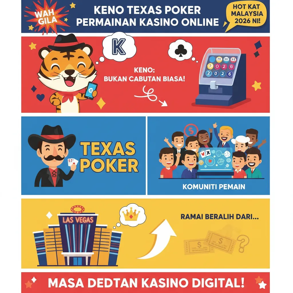 Keno Texas Poker Permainan Kasino Online