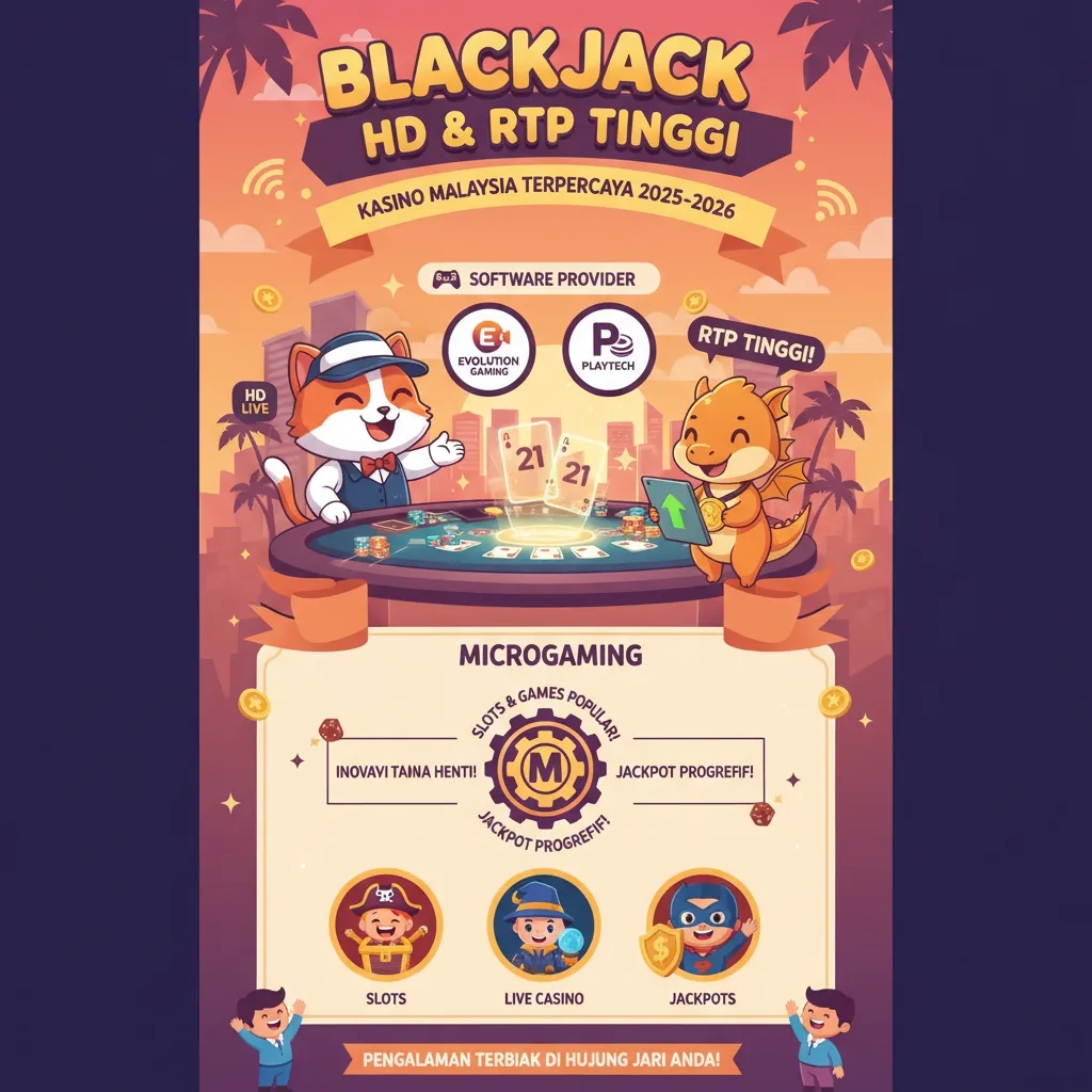 Blackjack Langsung HD dan RTP Tinggi di Kasino Malaysia